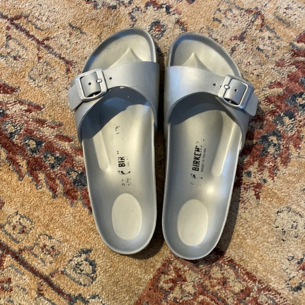 Sliver rubber Birkenstock’s